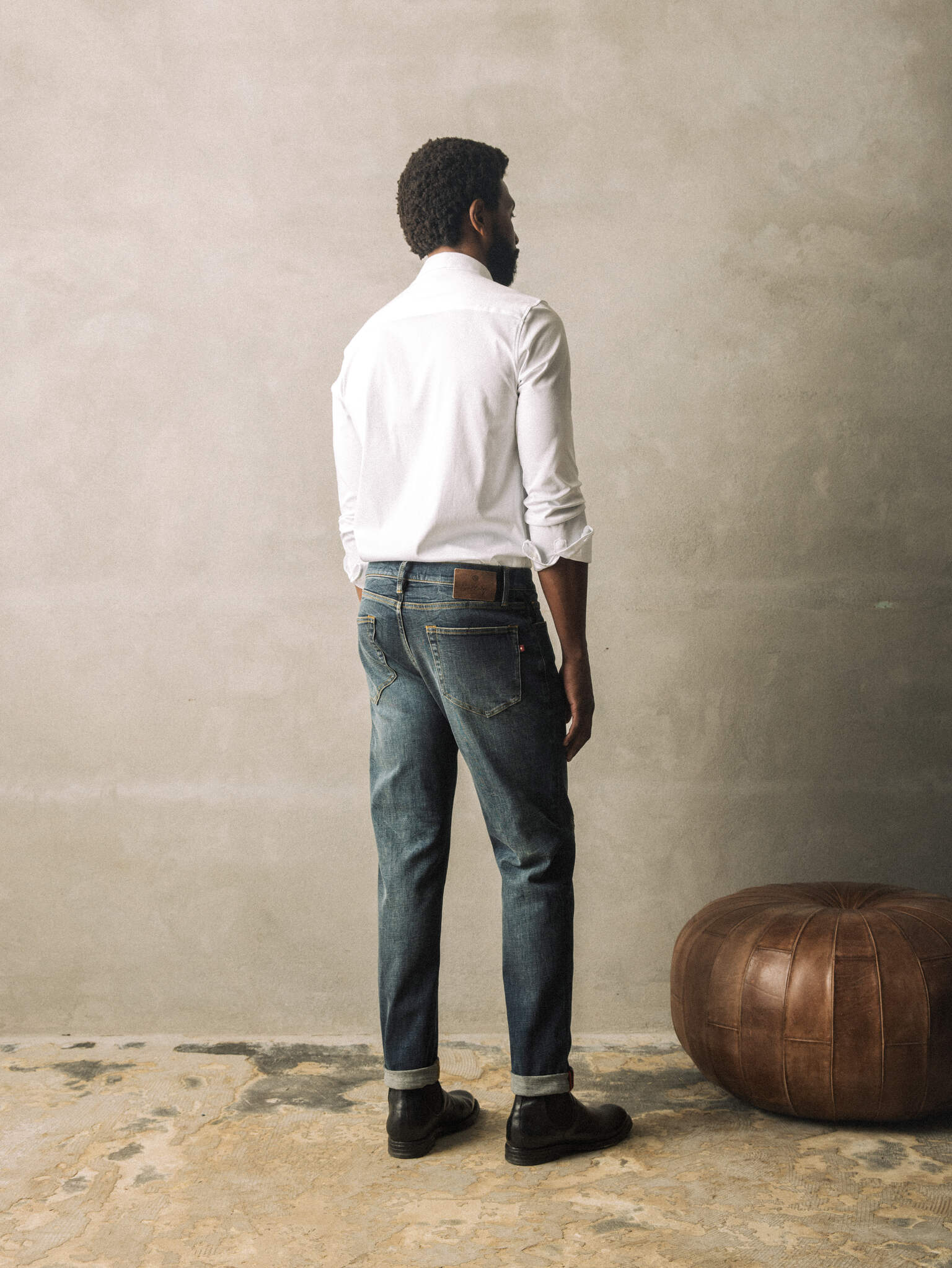 Modelshot / Dark Denim / Detail